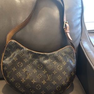 Louis Vuitton crescent retired style bag